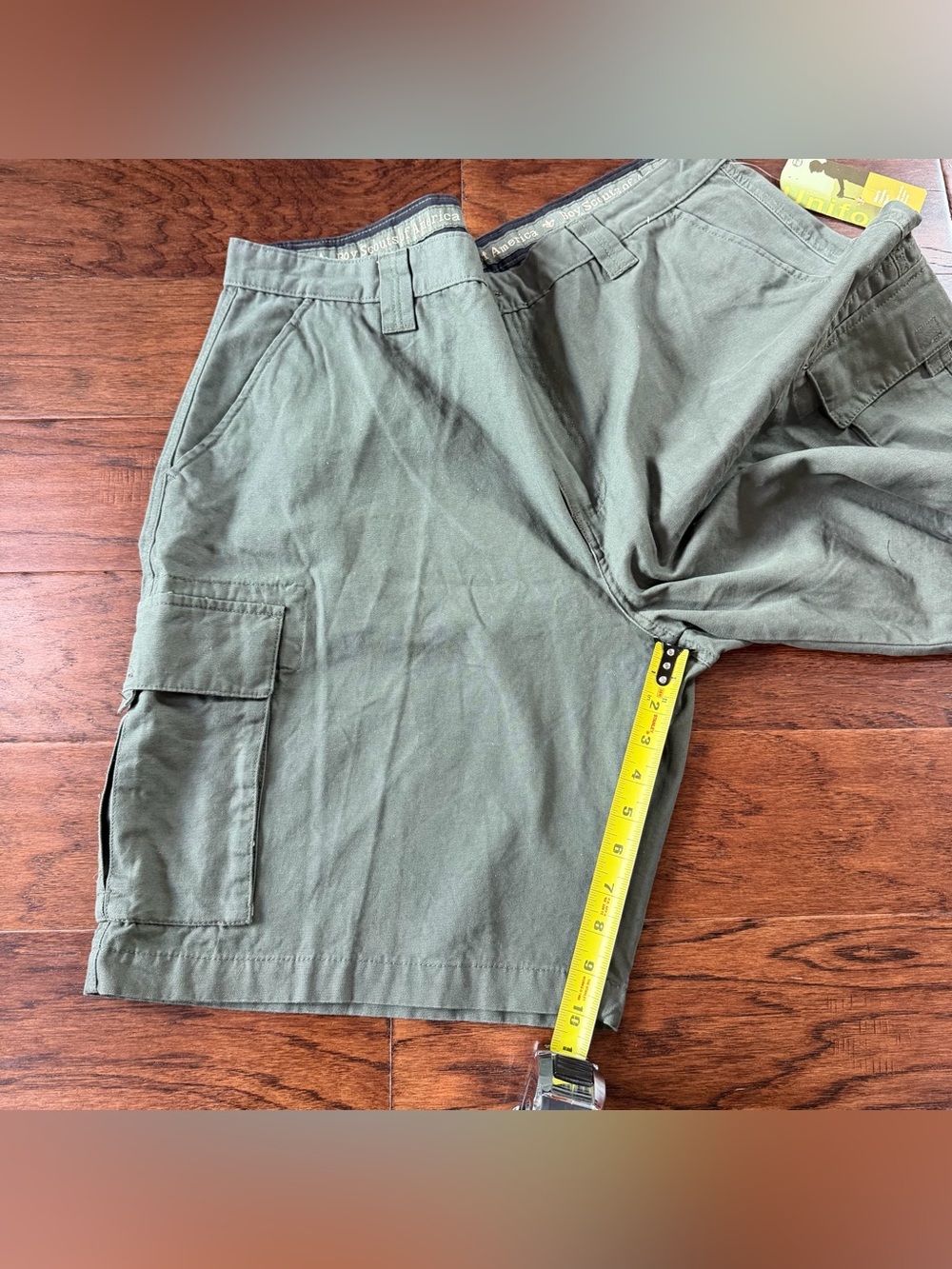 Boy Scouts of America BSA Official Uniform Men’s Canvas Cargo Shorts Sz 42 NWT - Picture 8 of 8